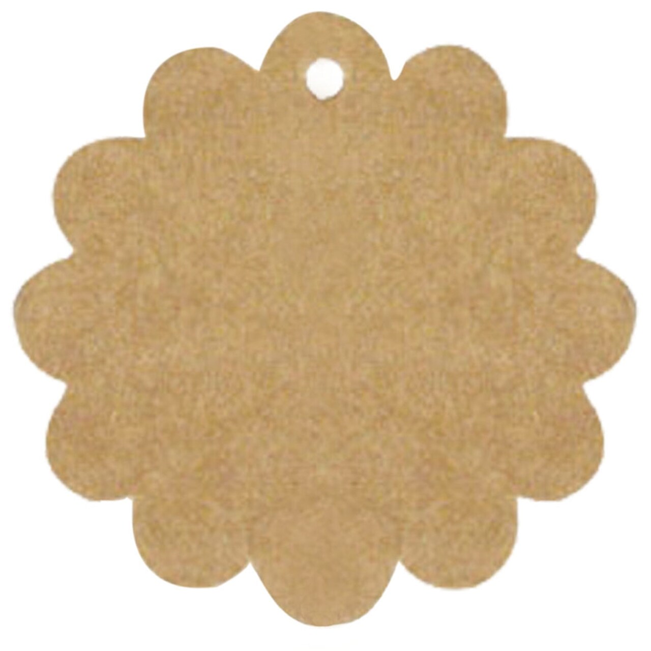 Wrapables 50 Gift Tags/Kraft Hang Tags with Free Cut Strings for Gifts, Crafts & Price Tags